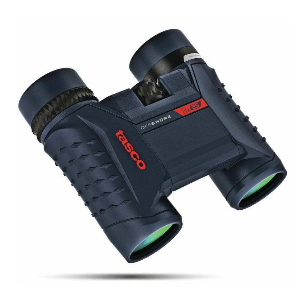 Tasco 8x25 Roof Prism Waterproof Binoculars (Blue)