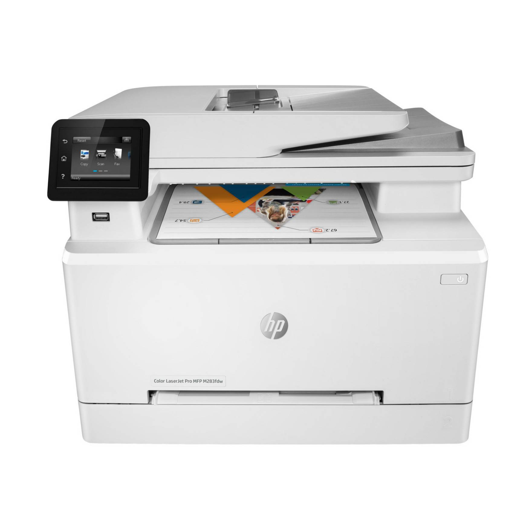 HP Color LaserJet Pro MFP M283FDW Laser Multifunction Printer with HP Smart App