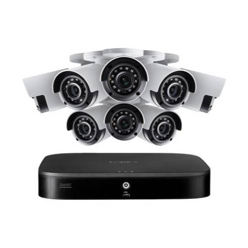 Lorex 8-Channel 4K UHD DVR with 1TB HDD and 8 4K AHD Bullet Cameras