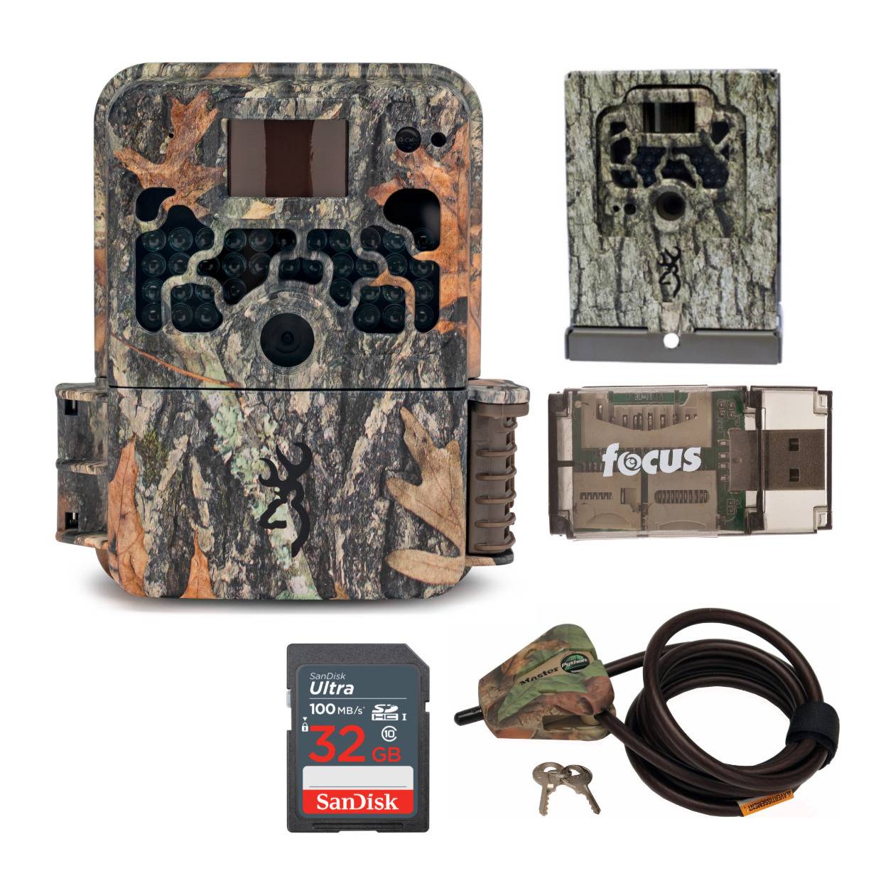 Browning Trail Cameras Strike Force Extreme Game Camera with Sub-Micro Security Box Bundle