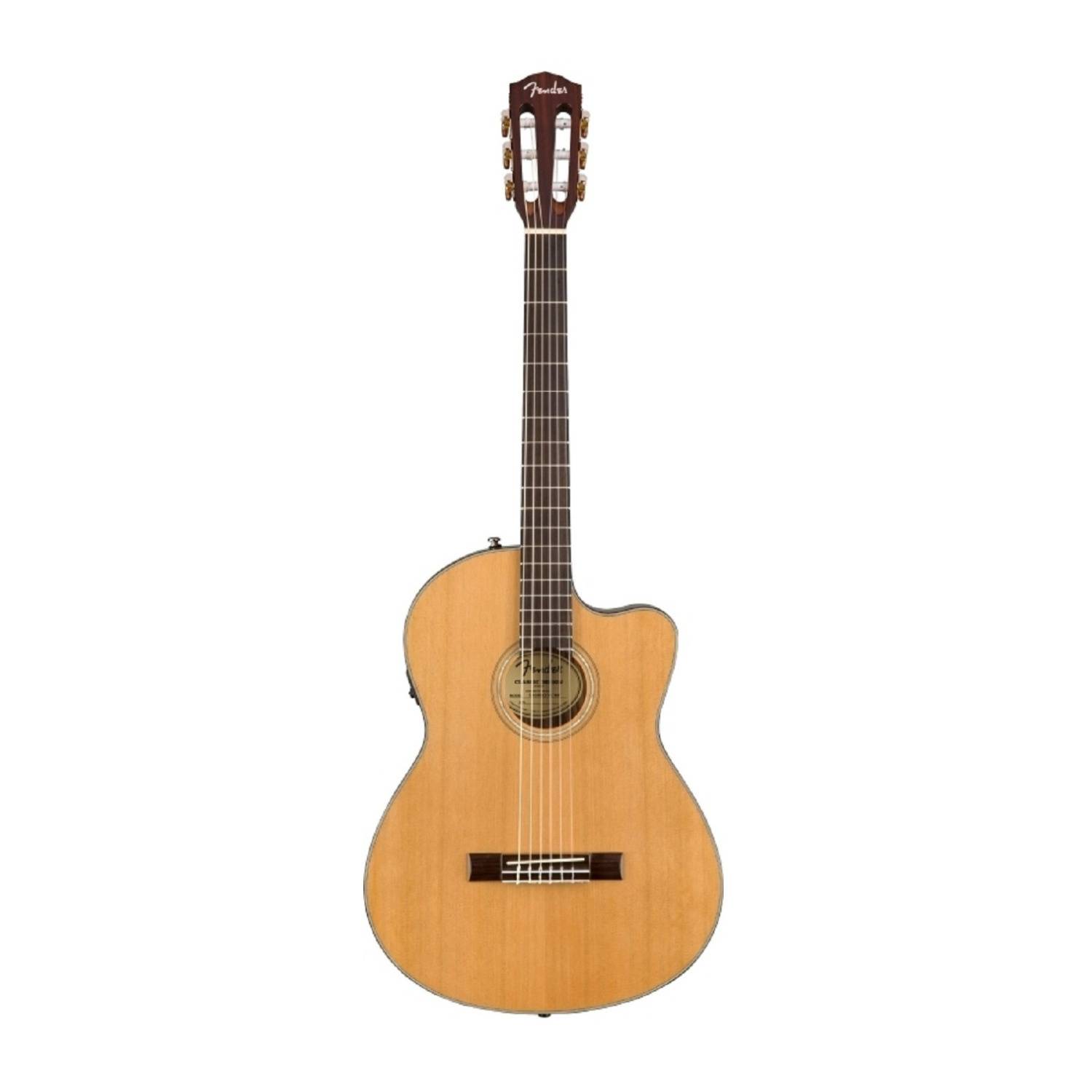 Fender CN-140SCE Nylon Thinline 6-String Acoustic Guitar (Right-Hand, Natural)