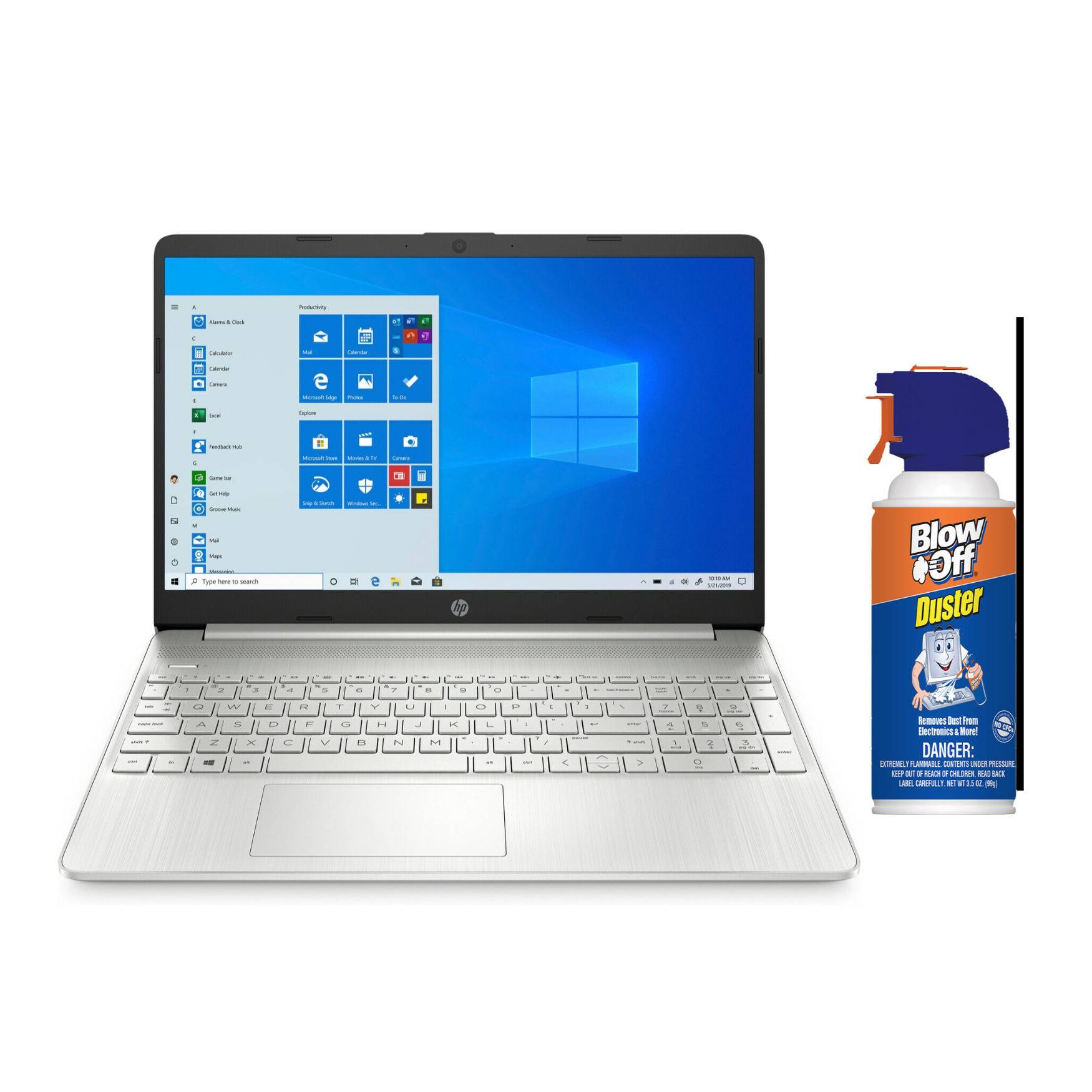 HP 15.6-inch HD Touchscreen Intel Core i5-1135G7 8GB 512GB SSD Laptop(Renewed) Compressed Air Bundle