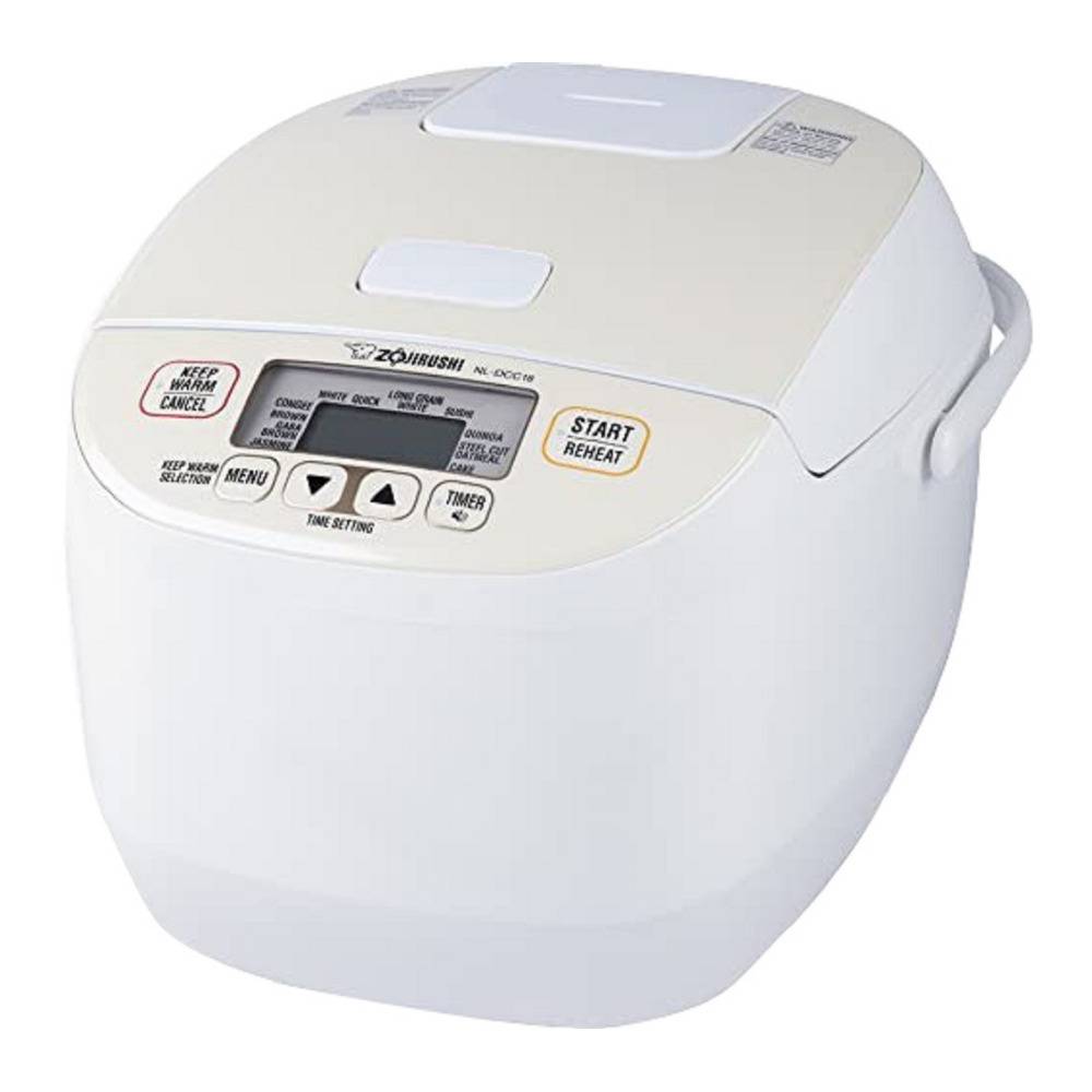 Zojirushi NL-DCC18CP Micom Rice Cooker and Warmer (Pearl Beige, 10 Cups)
