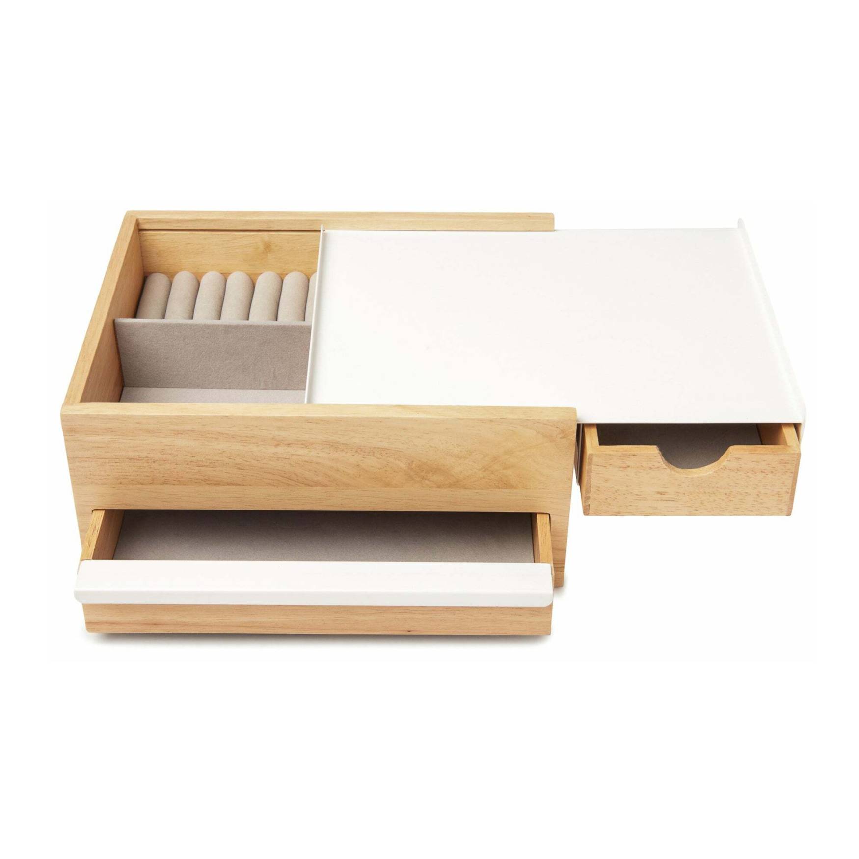 Umbra Stowit Storage Box (White/Natural)