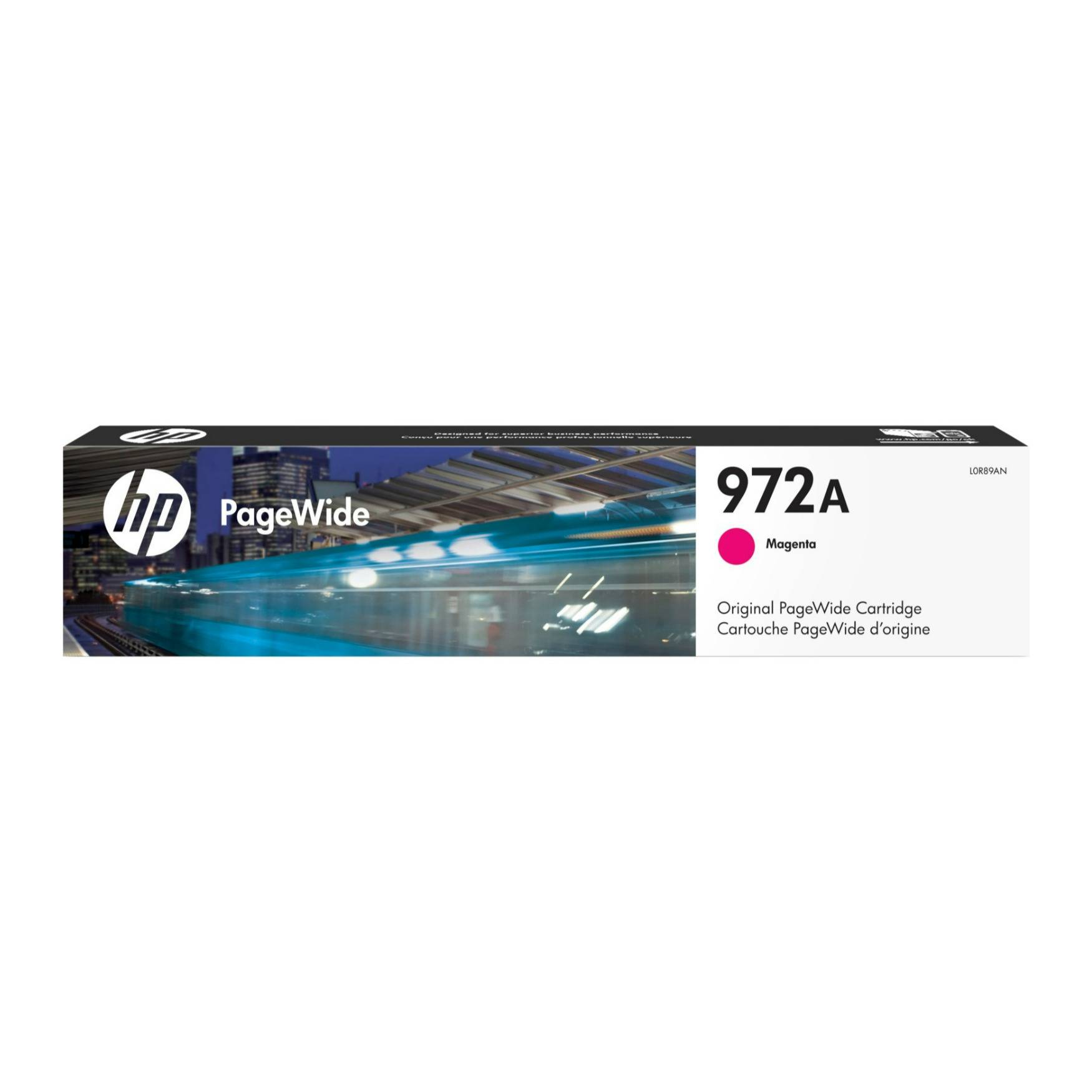 HP 972A Magenta Odorless, Affordable and Pigment Based Original Page Wide Ink Cartridge (3000 Pages)