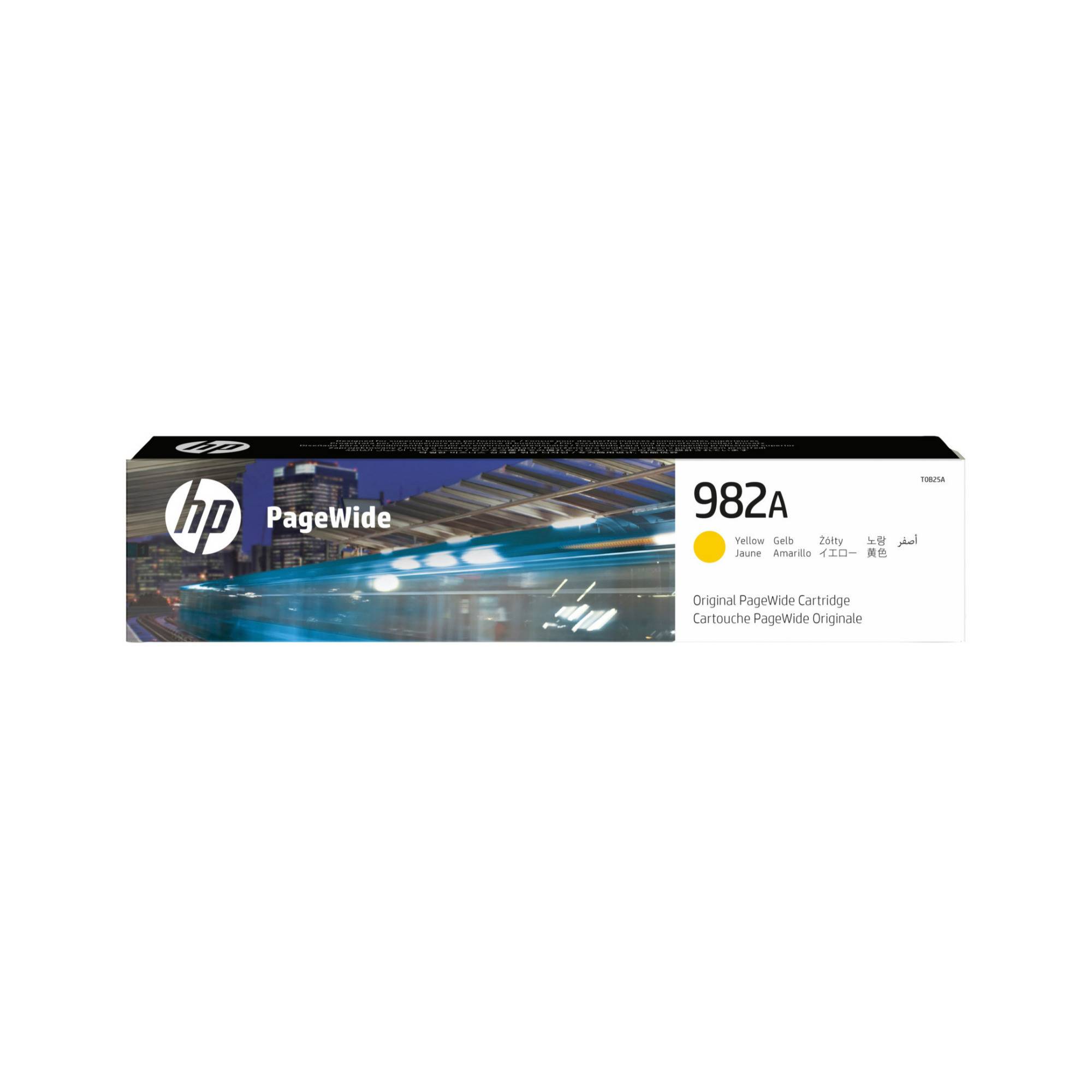 HP 982A Yellow Original Page Wide Ink Cartridge for 2x Printing (8000 Pages)