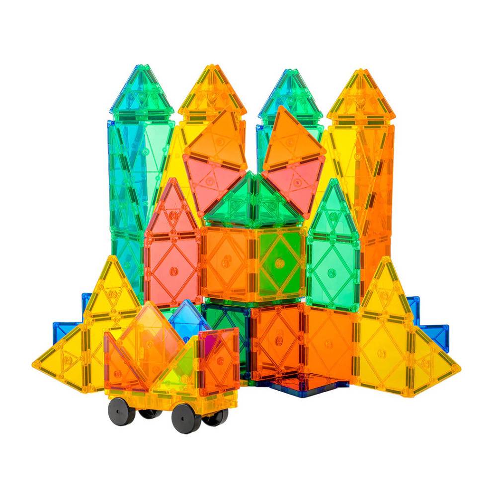 Tytan Magnetic Tiles and Building Blocks Toy Set (75 Pieces)