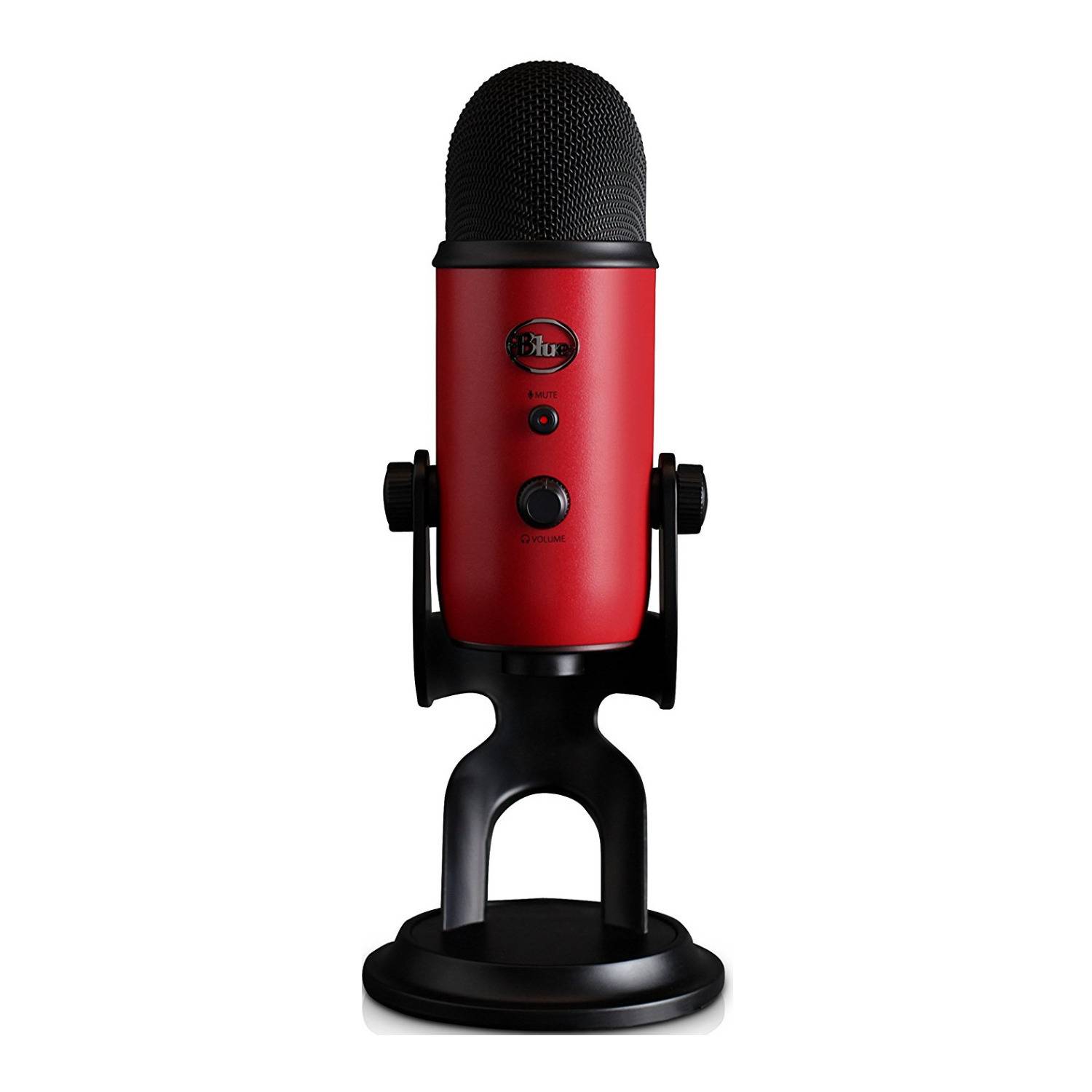 Blue Microphones Yeti Professional Multi-Pattern USB Microphone (Red)