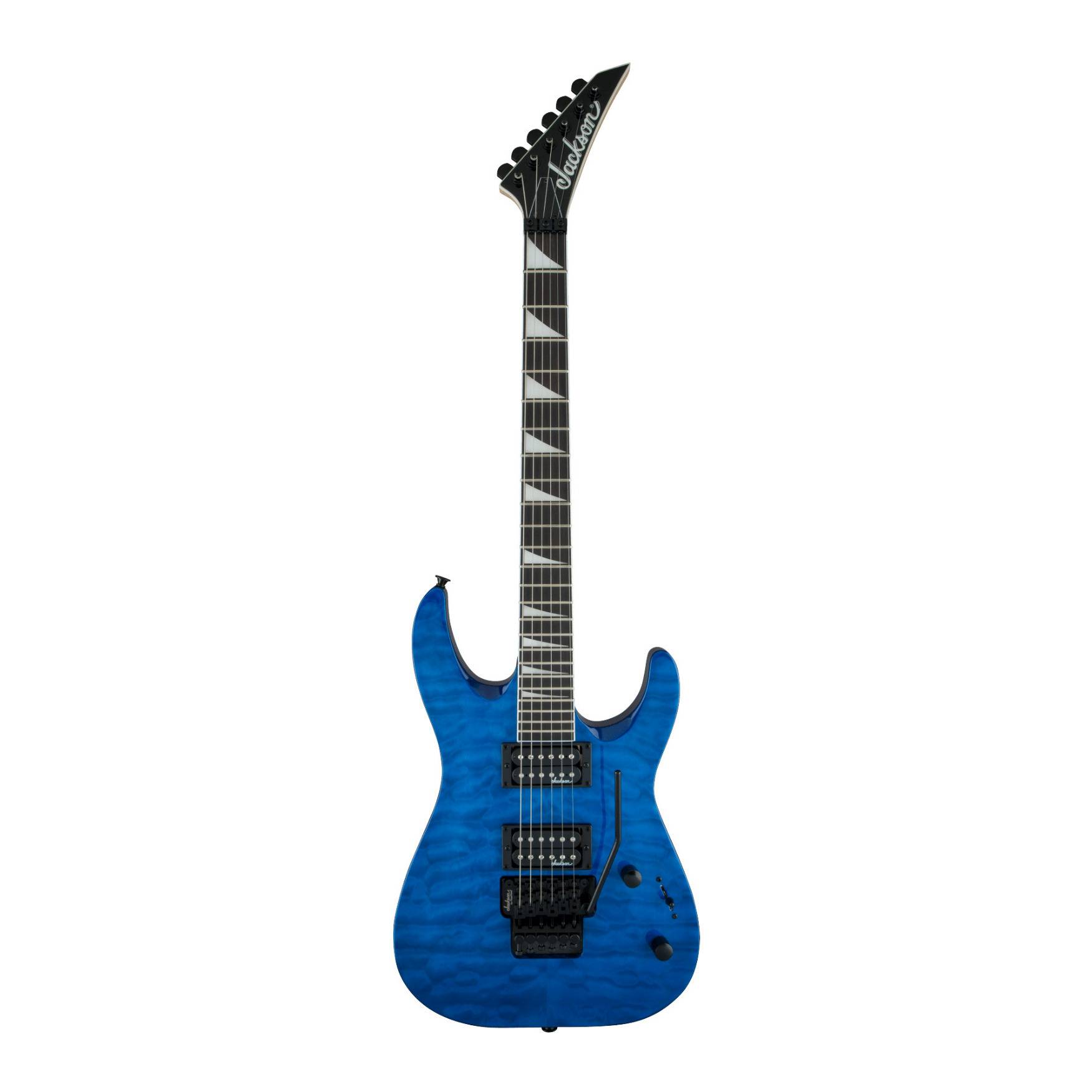 Jackson JS Series Dinky Arch Top JS32Q DKA 6-String Electric Guitar (Right-Handed, Transparent Blue)