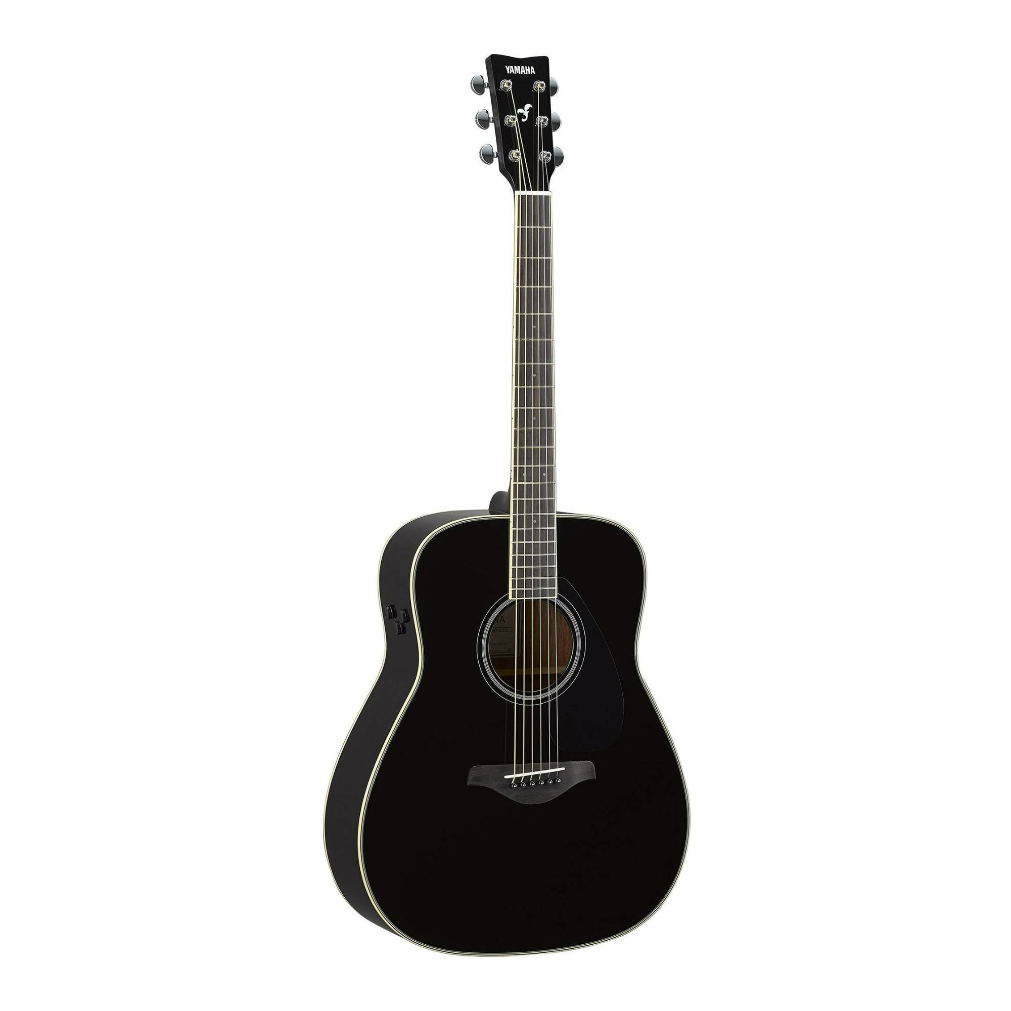 Yamaha FG-TA 6-String Transacoustic Guitar (Black, Right-Handed)