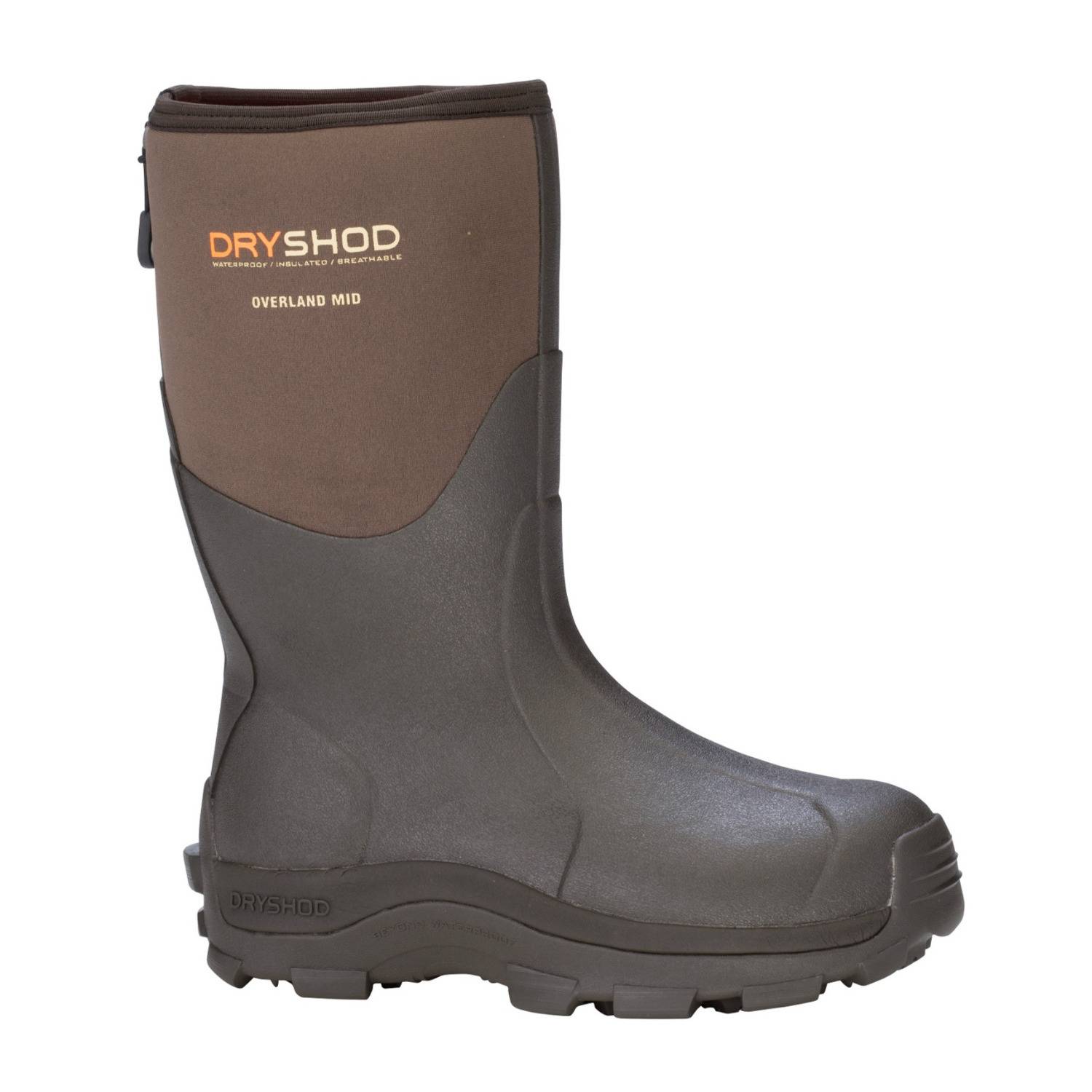 DryShod Overland Mid Men’s Premium Outdoor Sport Boot (Size 12, Khaki/Brown)