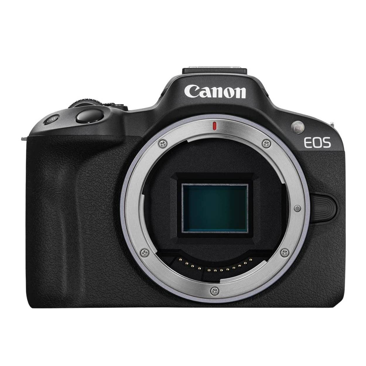 Canon EOS R50 Mirrorless Camera with 24.2 Megapixel CMOS Sensor, Dual Pixel CMOS AF II (Black)