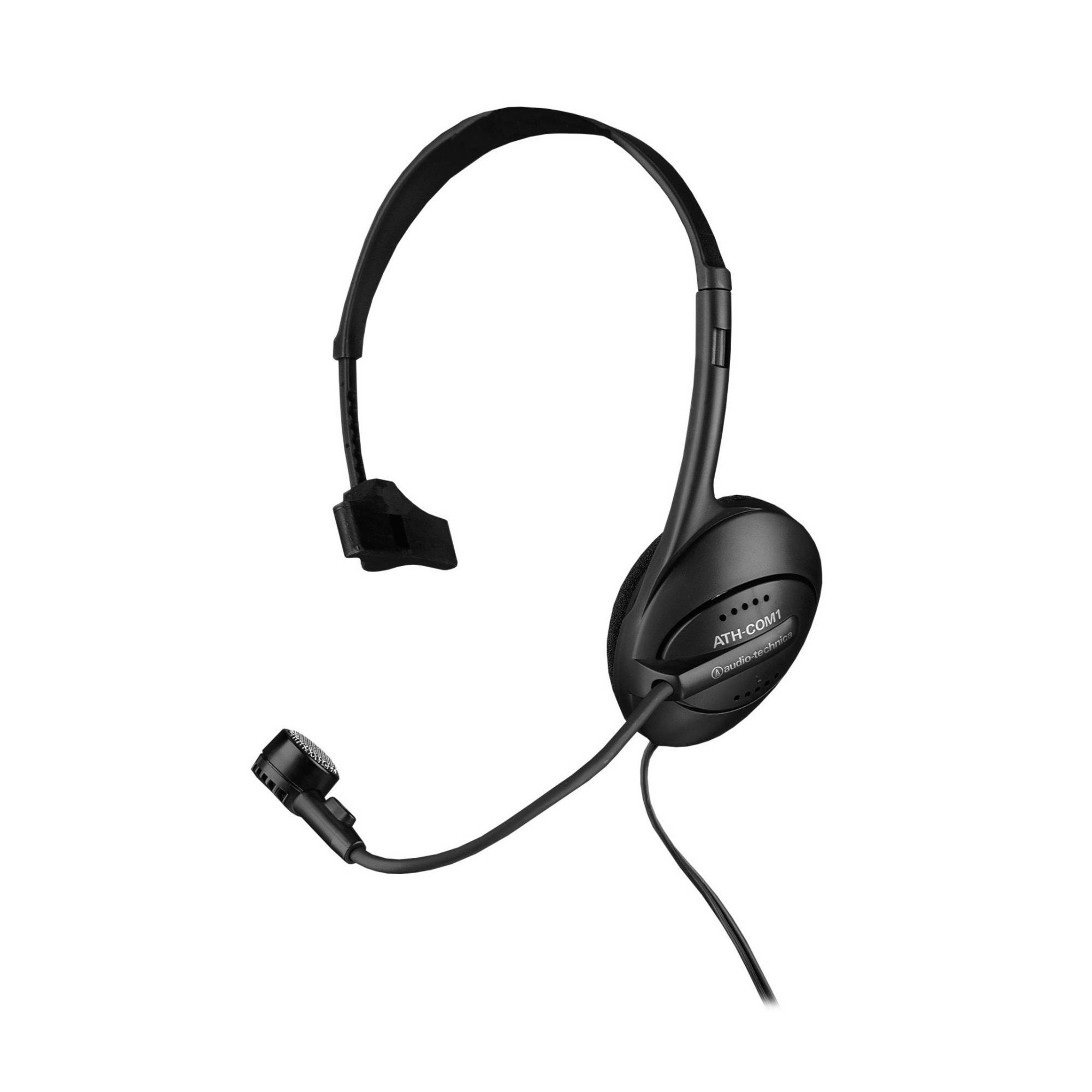 Audio-Technica ATH-COM1 Monophone/Dynamic Boom Microphone Combination Headset