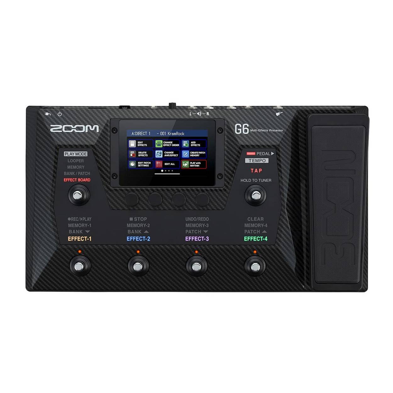 Zoom Multi-Effects Guitar Processor with Expression Pedal