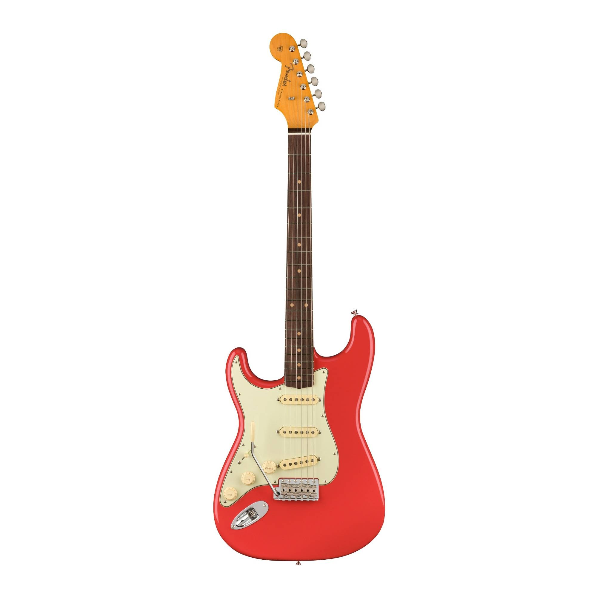 Fender American Vintage II 1961 Stratocaster 6-String Electric Guitar (Left-Handed, Fiesta Red)