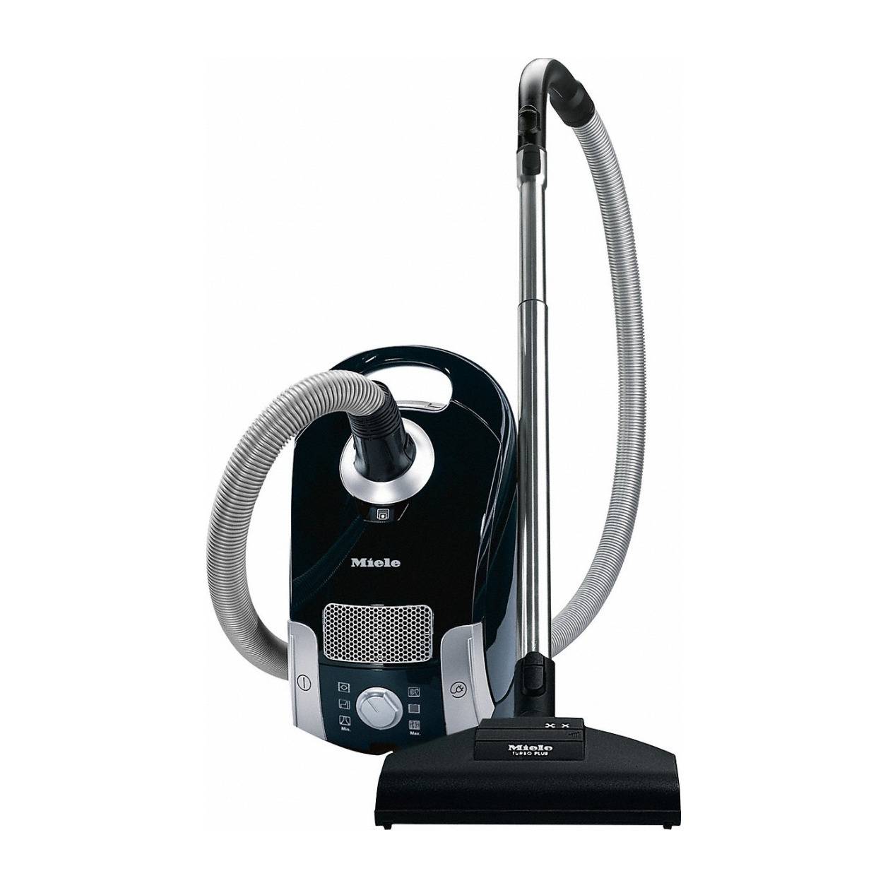 Miele Compact C1 Turbo Team PowerLine Canister Vacuum (Obsidian Black)