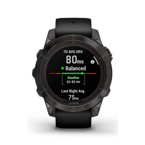 Garmin fenix 7 Pro Sapphire Solar Edition Multisport GPS Smartwatch (Carbon Gray with Black Band)