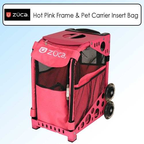 ZUCA Sport Kit Hot Pink Frame & Pet Carrier Bag PIBHP205