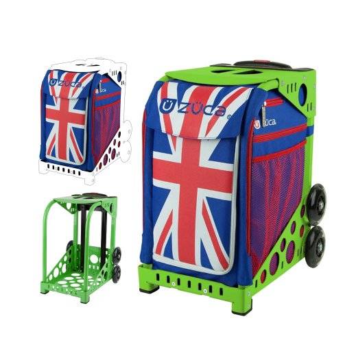 ZUCA Union Jack Sport Bag Only with Sport Frame (Green)