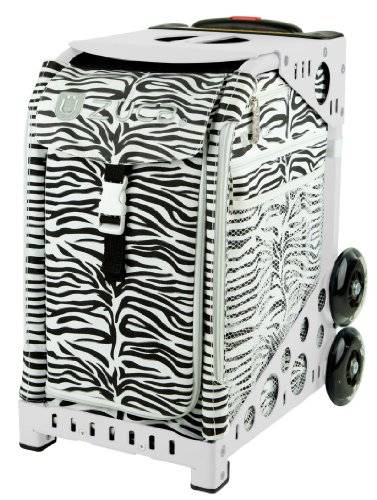 Zuca Sport Zebra Insert Bag with White Frame