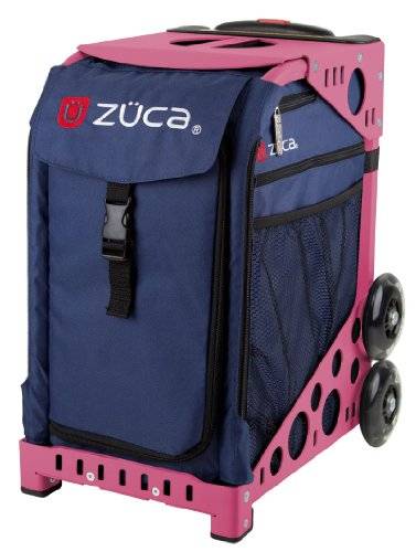 Zuca Sport Insert Bag, Midnight (Navy)with Sport Frame Pink