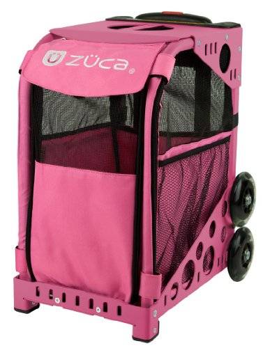 ZUCA Rolling Pet Carrier (Pink Bag & Pink Frame)