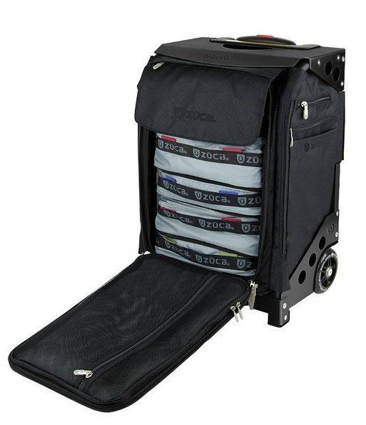 Zuca Flyer Travel Bag with Sport Frame (Black) and Accessory Bags