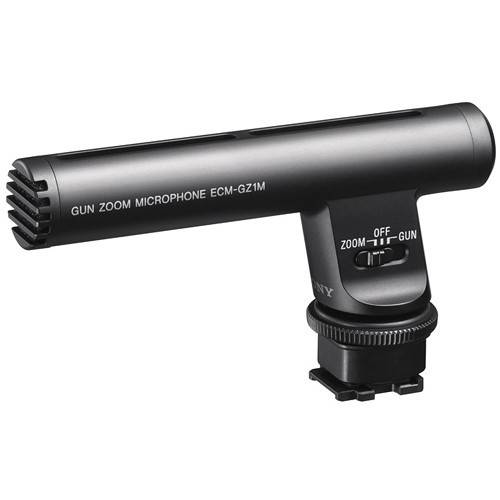 Sony ECMGZ1M Gun Zoom Microphone (Black)