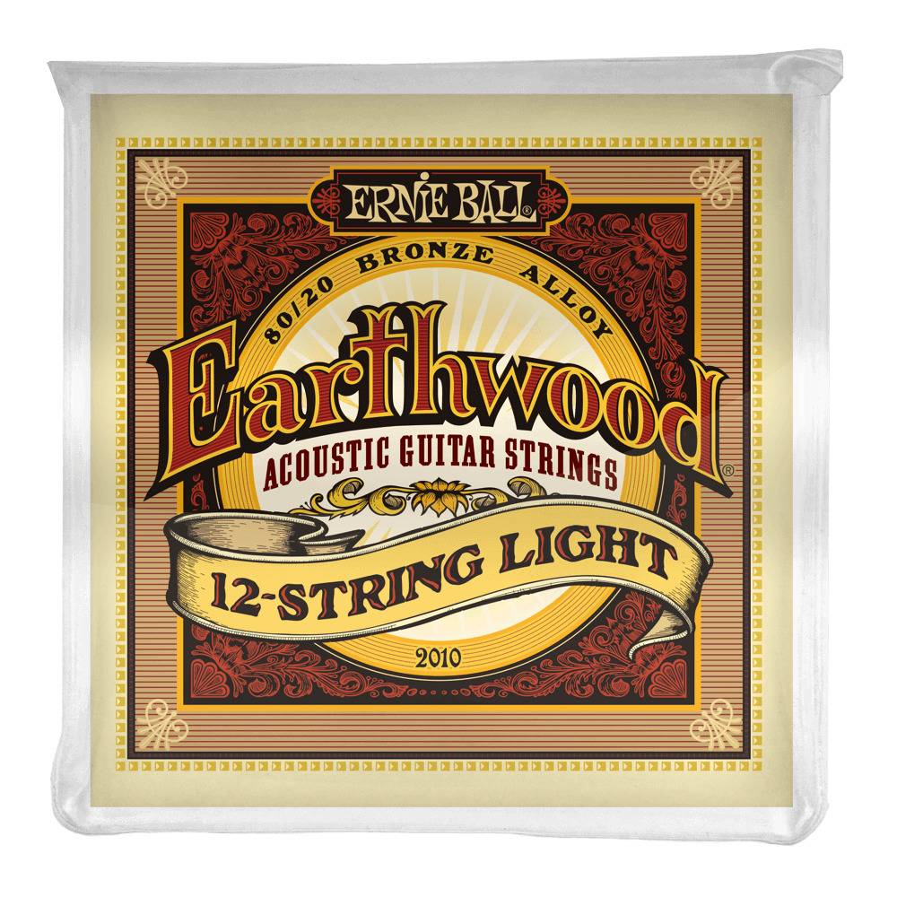 Ernie Ball Earthwood Light  80/20 Bronze Acoustic Guitar Strings (12-String)