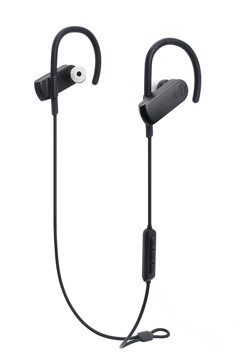 Audio-Technica ATH-SPORT70BTBK SonicSport Wireless In-Ear Headphones (Black)