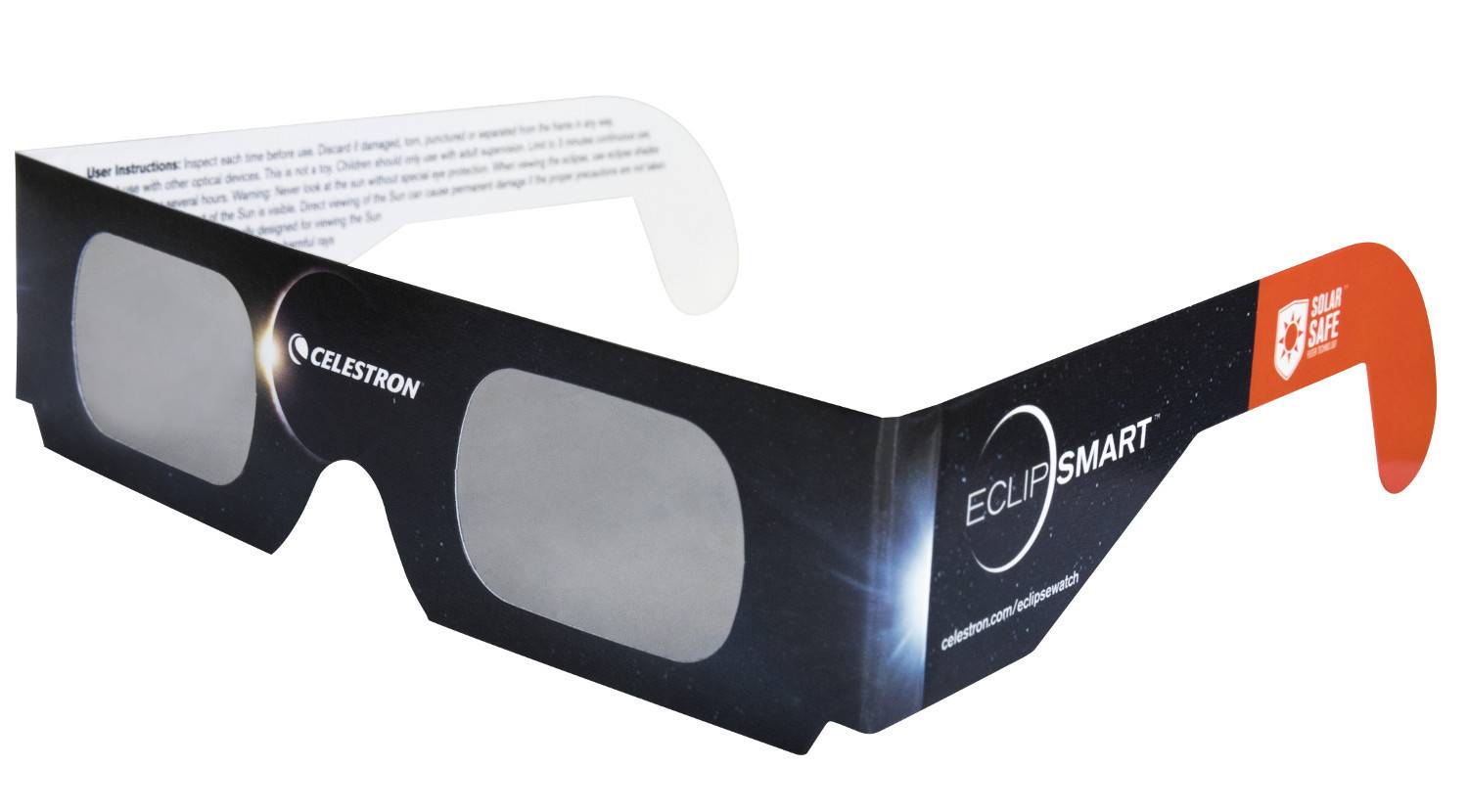 Celestron EclipSmart Solar Safe Filter Technology Eclipse Glasses, ISO 12312-2:2015 (E) Standard
