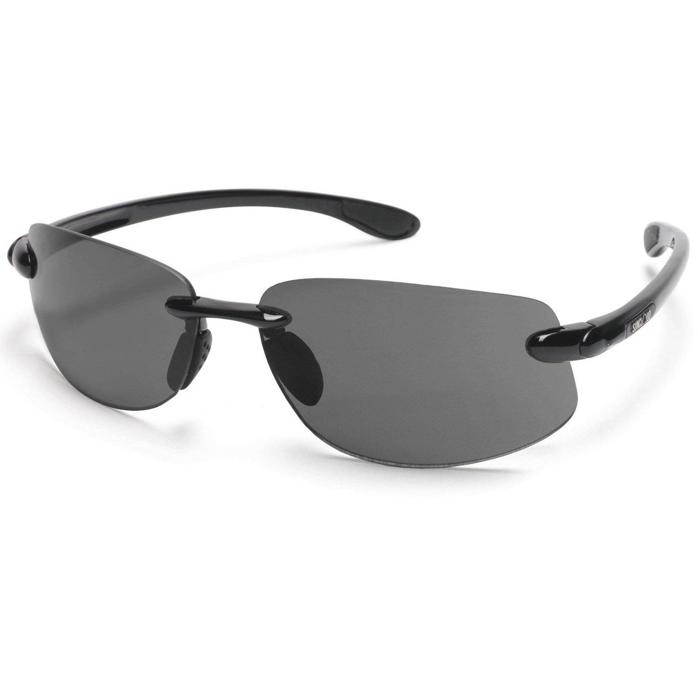 Suncloud Excursion Sunglasses (Black/Gray Polarized Polycarbonate)