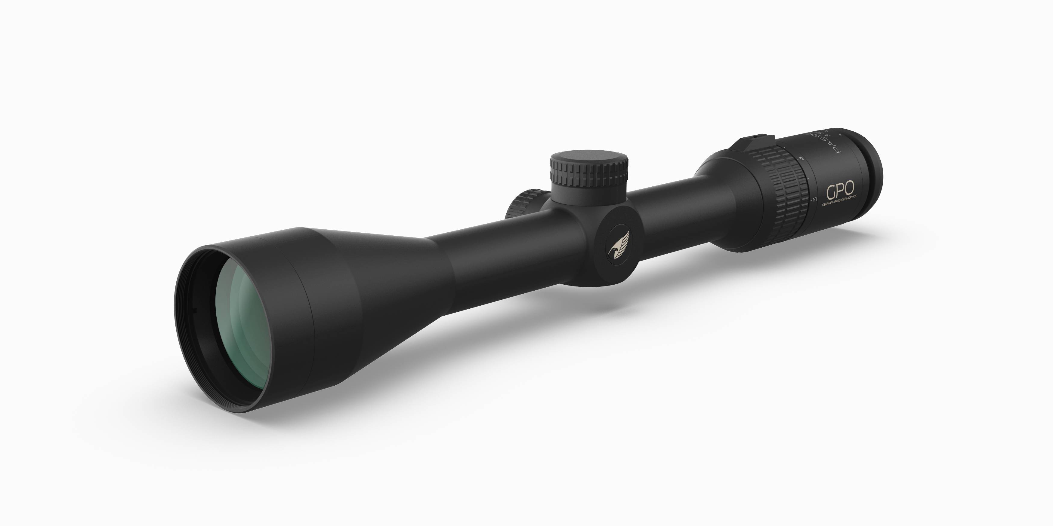 GPO PASSION 3X Riflescope 3-9x42, 1" tube, 1/4MOA, Plex reticle