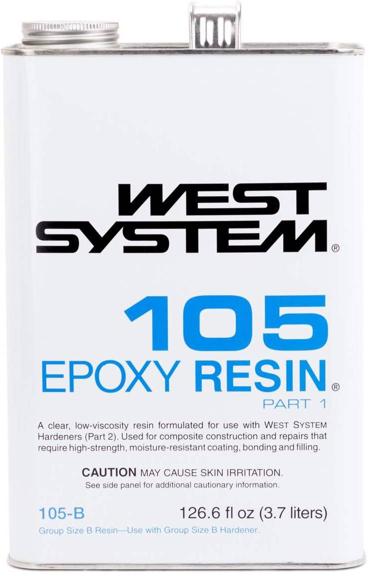West System 105B Epoxy Resin (126.6 fl oz)