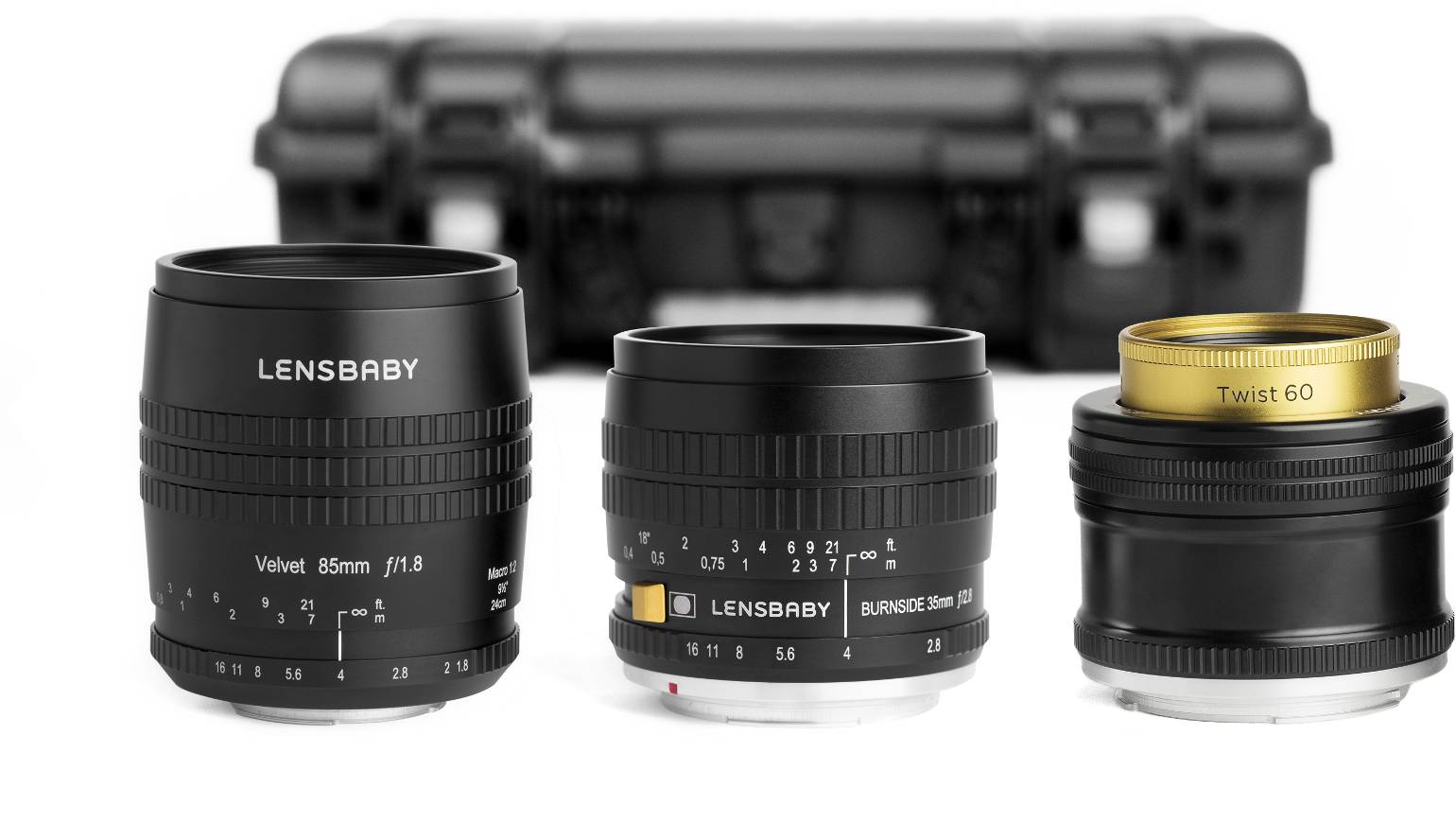 Lensbaby Pro Kit with Velvet 85, Burnside 35 and Twist 60 for Nikon F