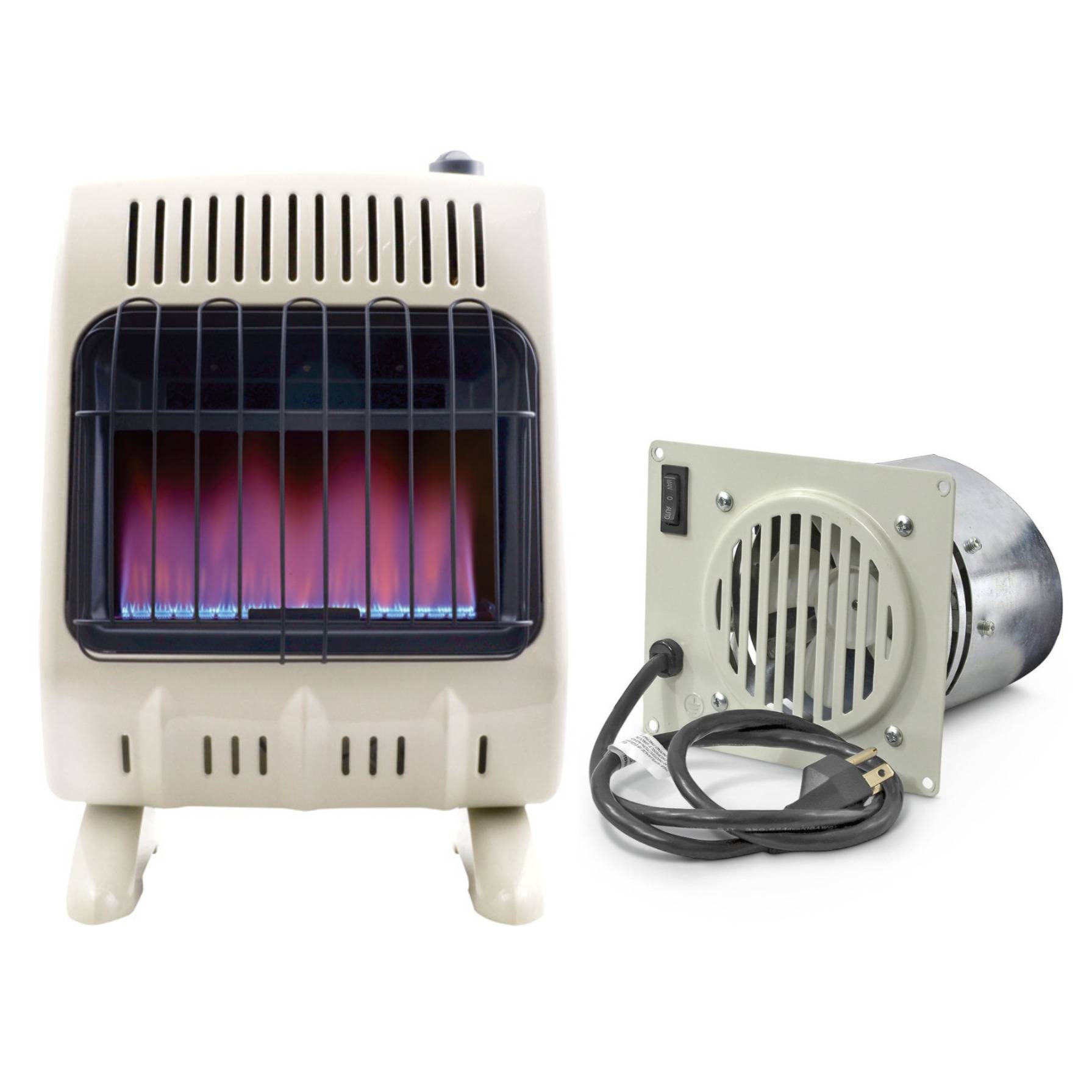 Mr. Heater Vent Free Blower Fan Kit for 20K and 30K Units and Blue Flame Natural Gas Heater