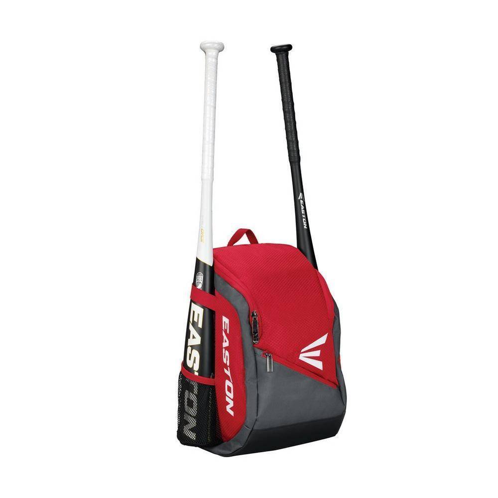 Easton Game Ready Youth Backpack (Charcoal/Red)