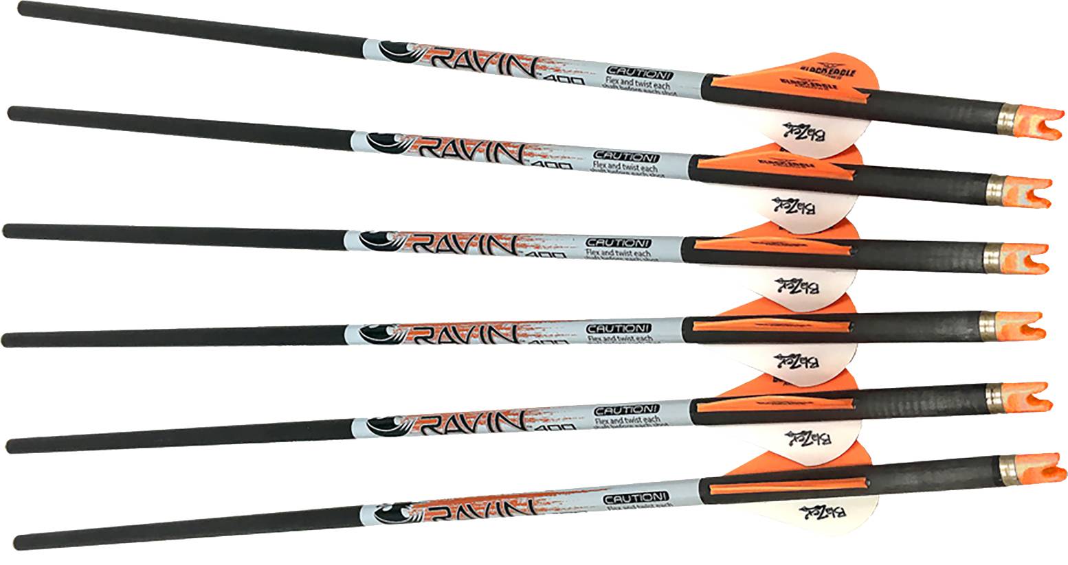 Ravin Crossbows .001 400gr. Premium Arrows (6-pack)