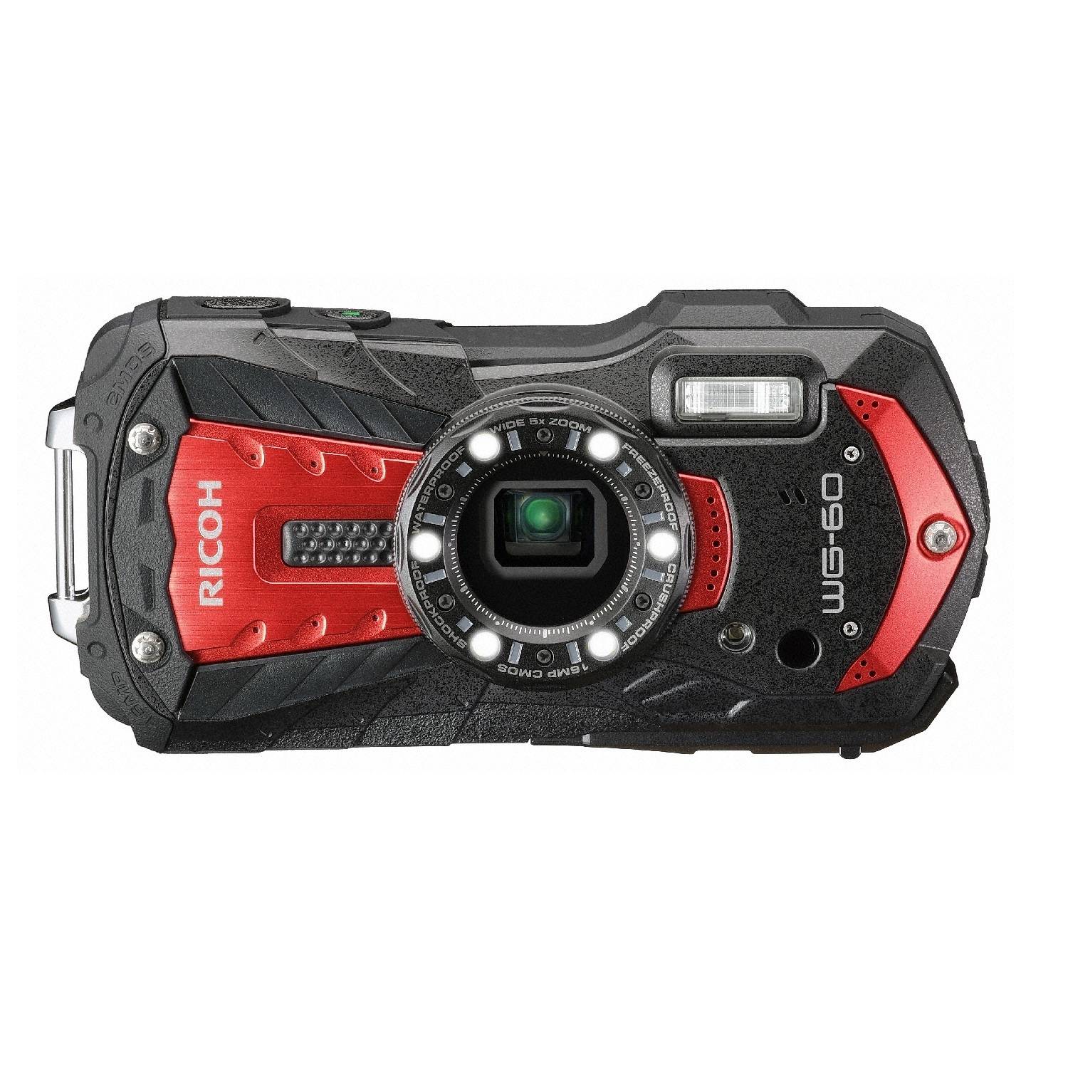 Ricoh WG-60 Digital Camera (Red)