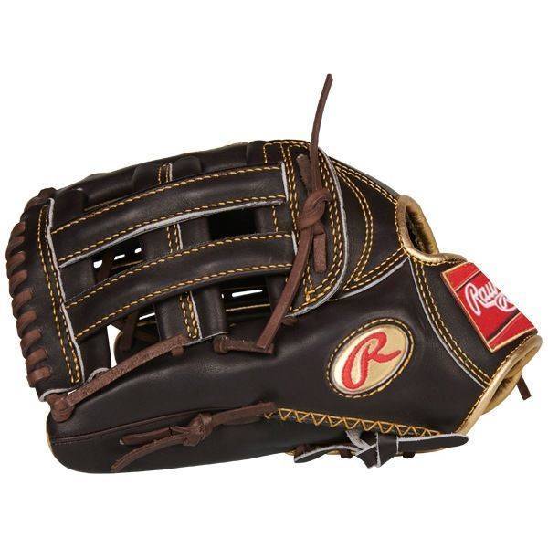 Rawling Gold Glove 12.75" Mocha Outfield Baseball Glove (Left Hand Throw)