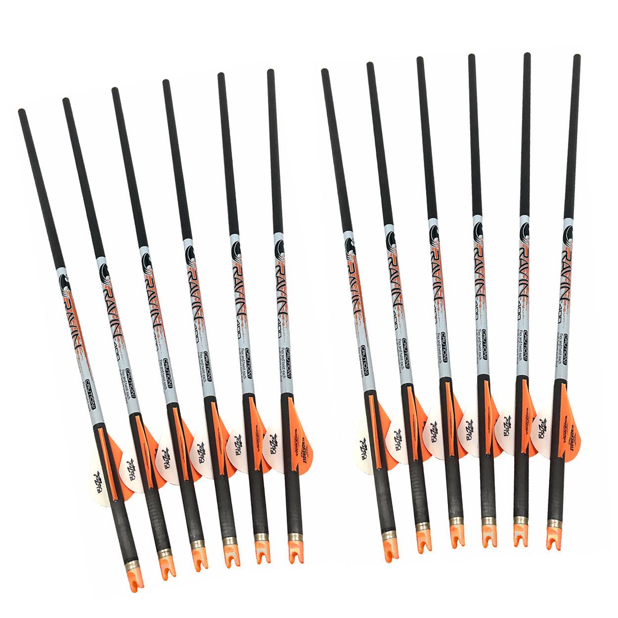 Ravin Crossbows .001 400gr. Premium Arrows (12-Pack)