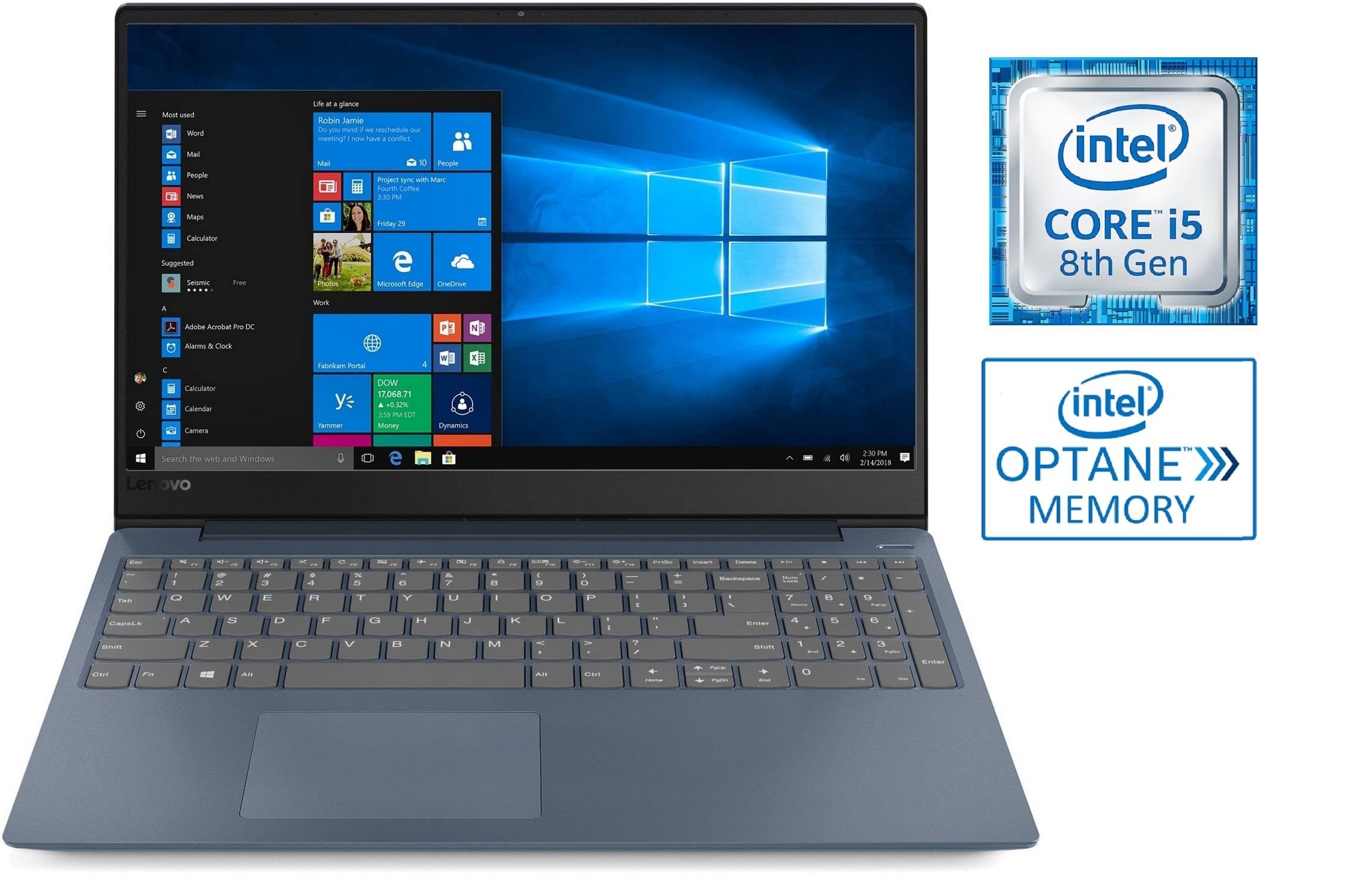 Lenovo IdeaPad 330S Core i5-8250U 1TB HD 4GB+16GB Intel Optane 15.6" WLED Laptop