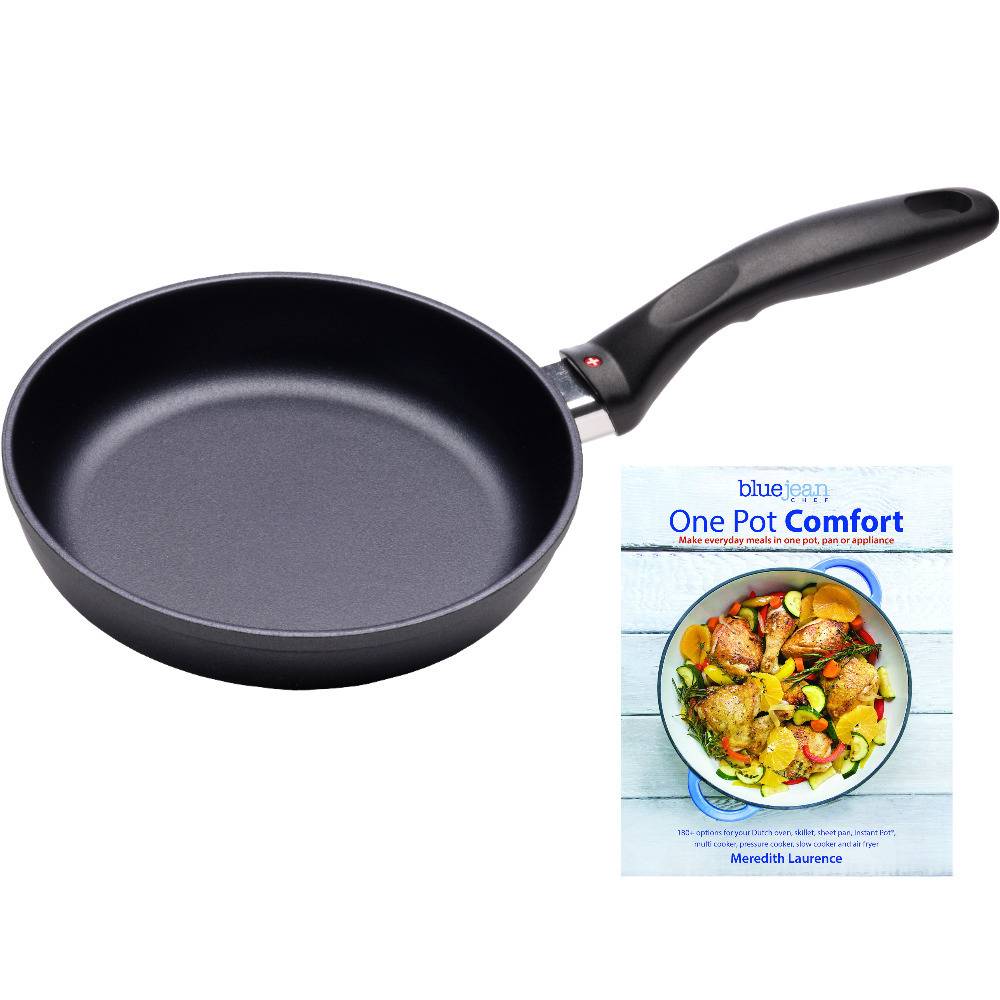 Swiss Diamond 8-inch HD Classic Nonstick Induction Pan with Cookbook