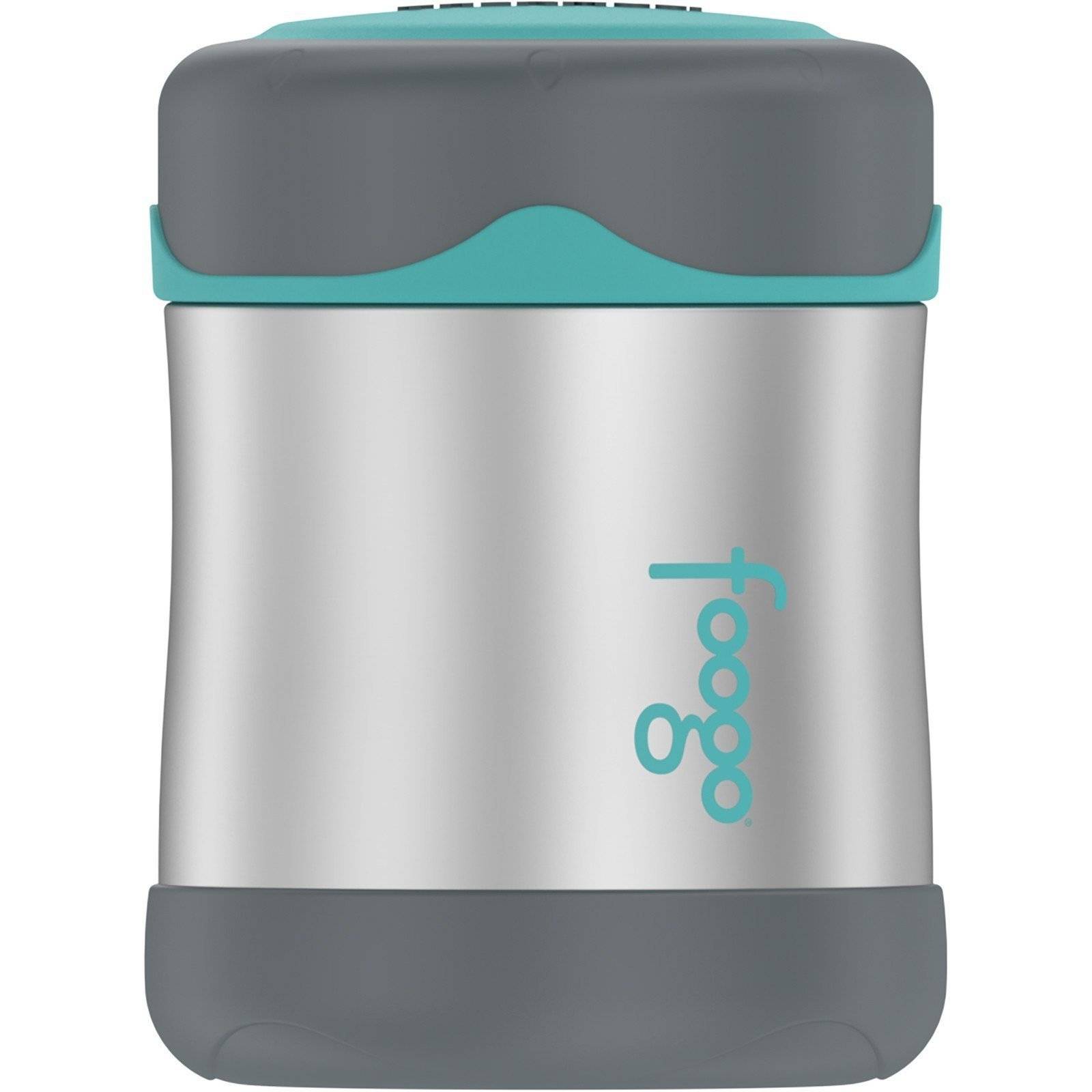 Thermos Foogo Vacuum Insulated Stainless Steel Food Jar (Charcoal/ Teal)