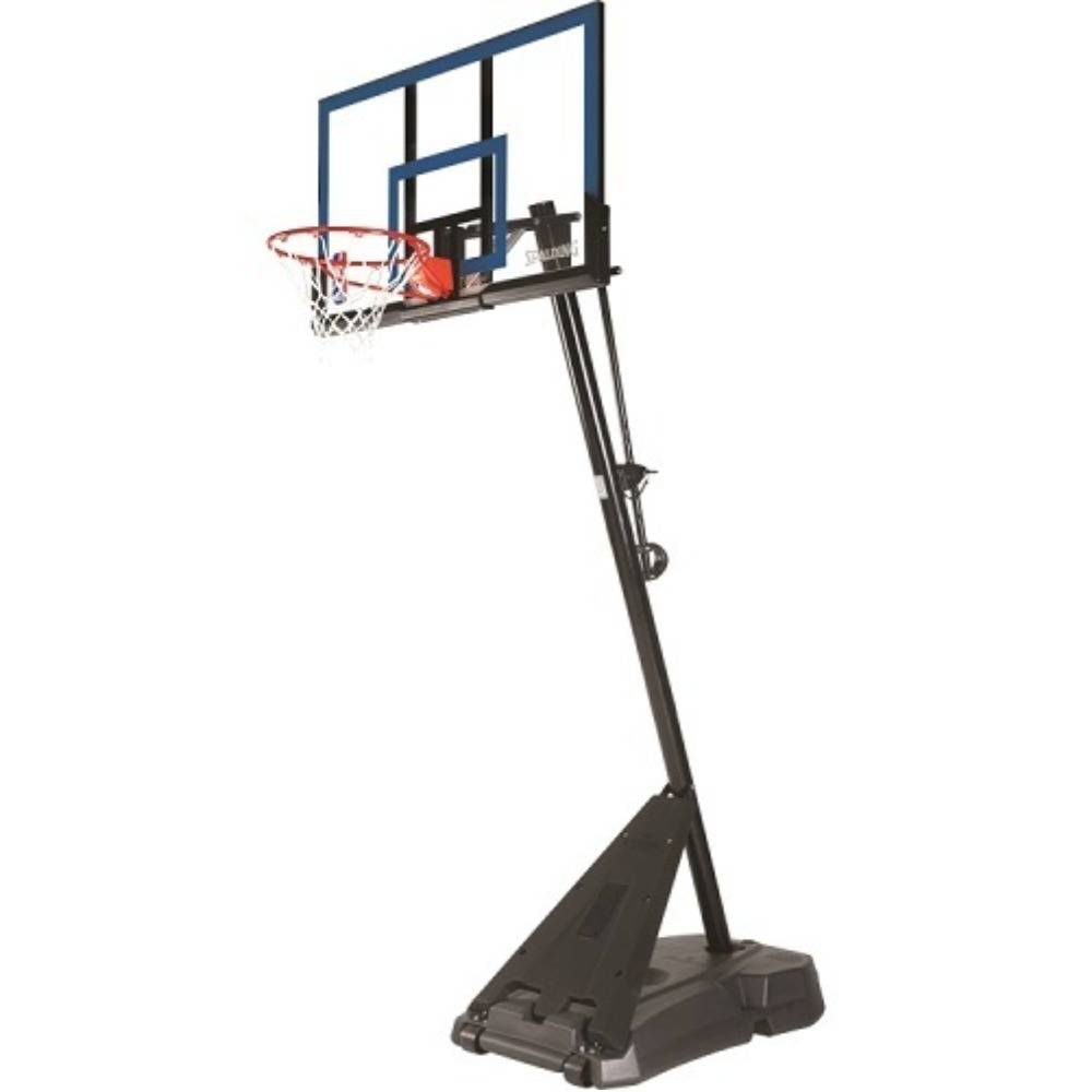 Spalding Hercules 50" Acrylic Portable Basketball System (Blue/Black)
