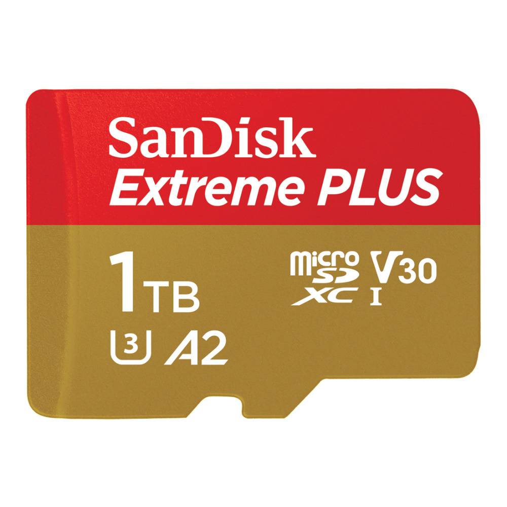 SanDisk 1TB Extreme PLUS microSDXC UHS-I Memory Card with SD Adapter