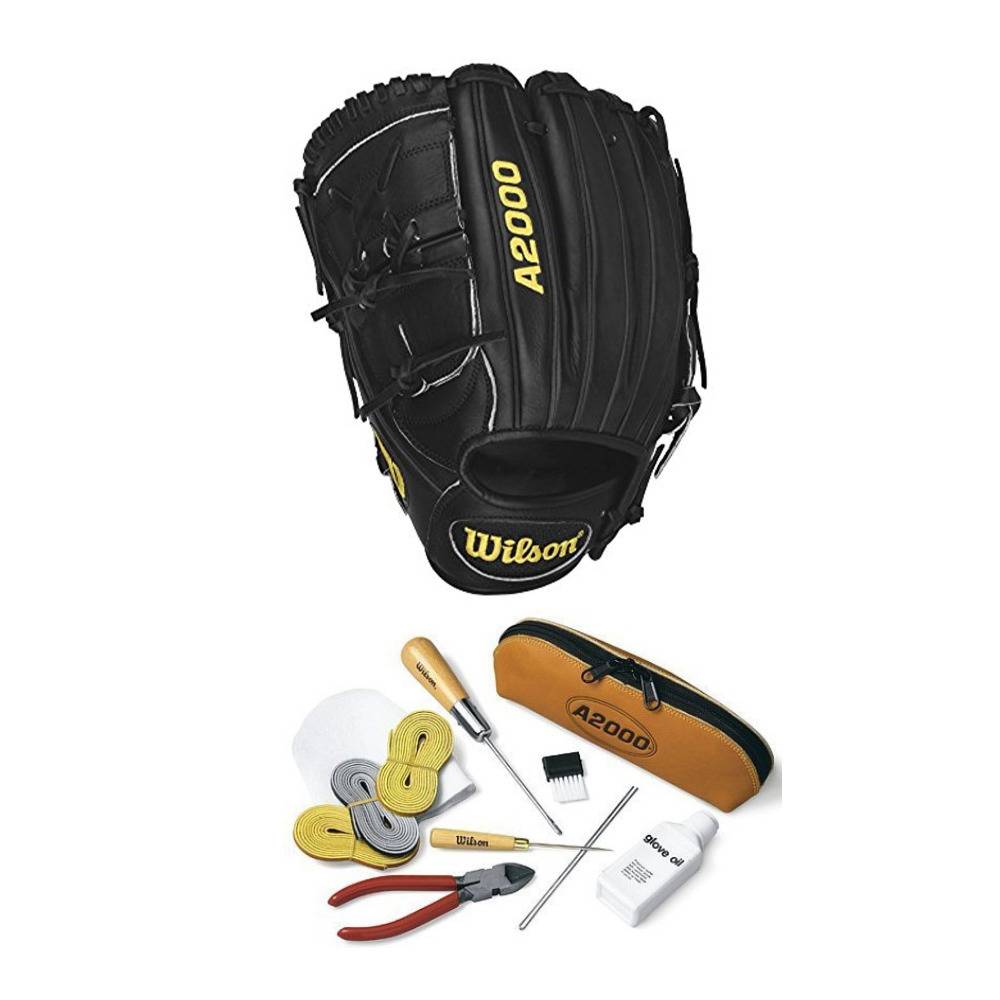 Wilson A2000 CK22 Clayton Kershaw Pitcher Glove (Left Hand) with Glove Care Kit