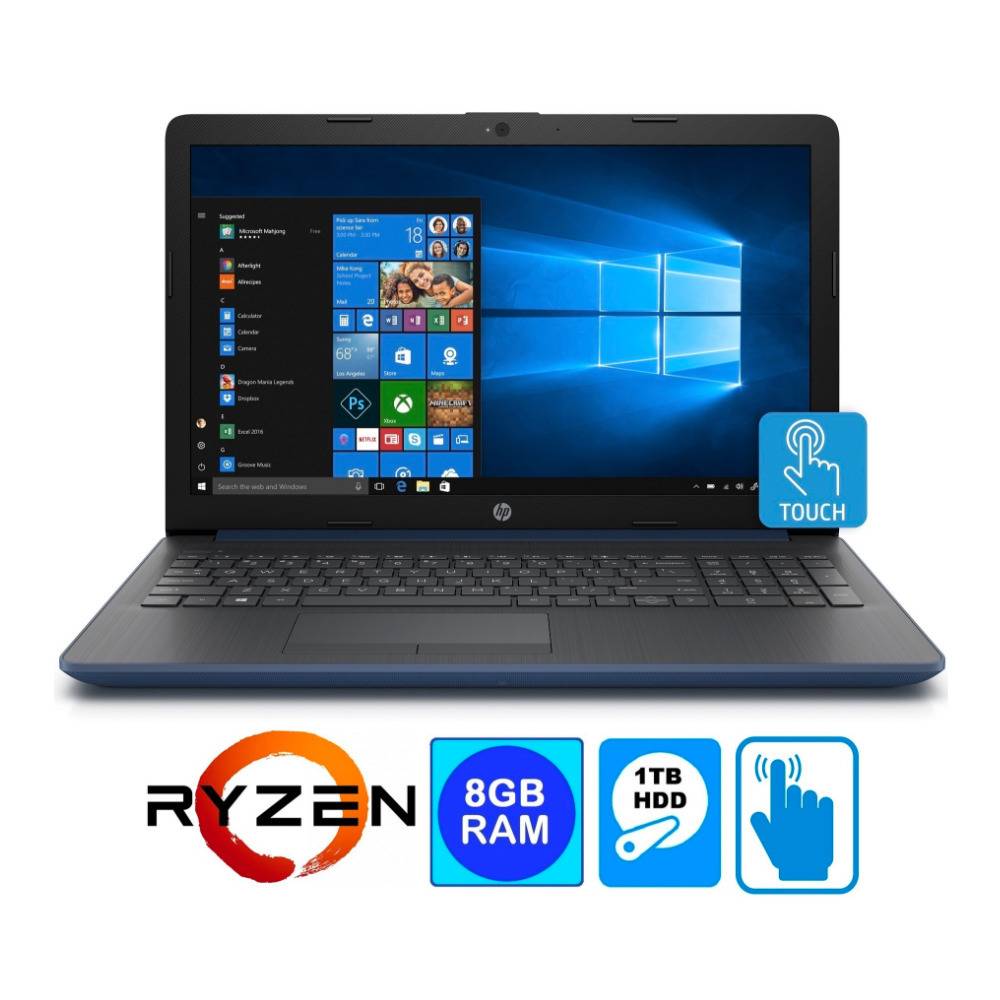 HP 17-CA AMD Ryzen 3 2300U Quad-Core 8GB 1TB HDD 17.3" Touch WLED Laptop