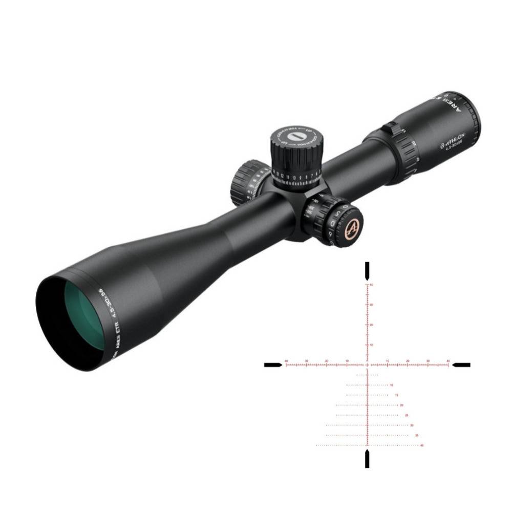 Athlon Optics Ares ETR 4.5-30x56mm Riflescope (APLR2 FFP IR MOA Reticle)