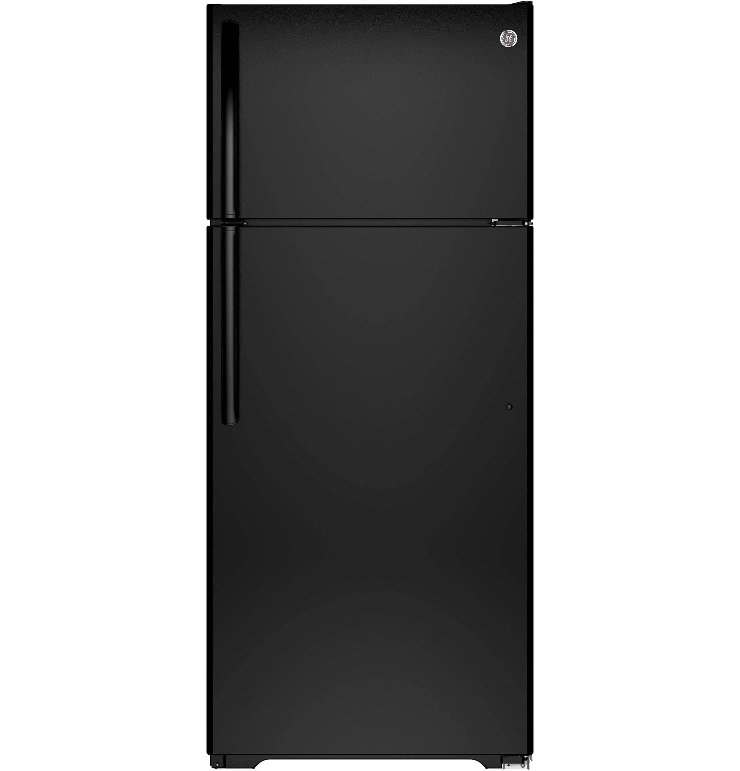 GE 17.5 Cubic-Feet ENERGY STAR-Certified Top-Freezer Refrigerator (Black)